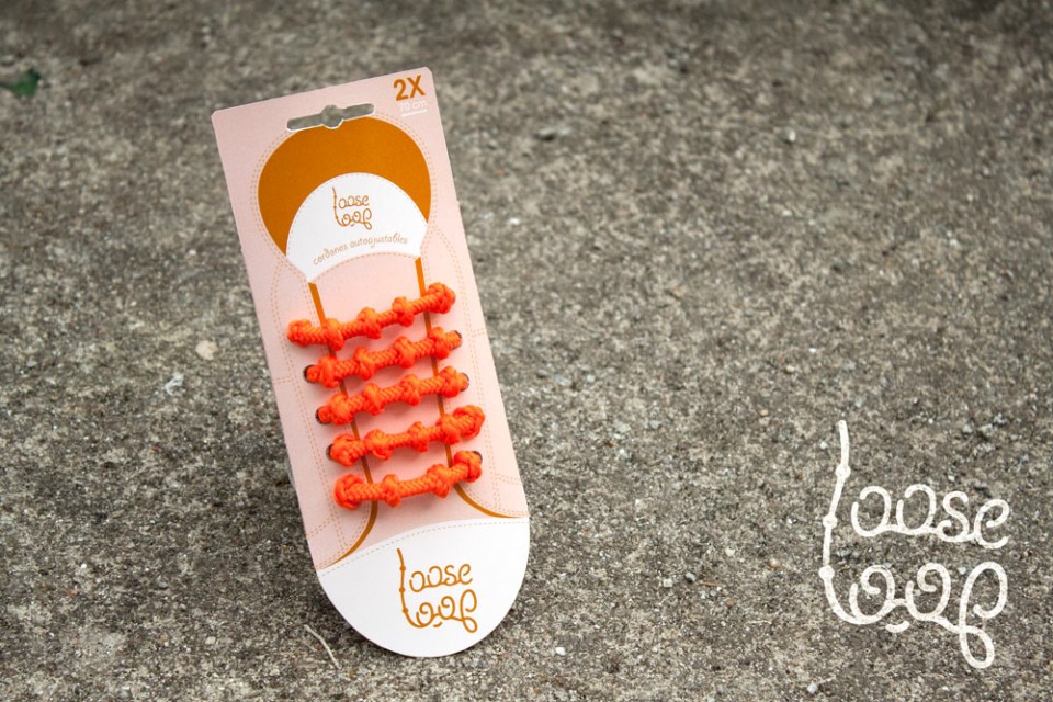 Loose Loop - cordones elásticos, deportivos, autoajustables y sin nudos - Loose Loop- infantil (Packaging niño 2) - Bizarro Gráfico
