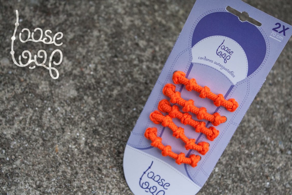 Loose Loop - cordones elásticos, deportivos, autoajustables y sin nudos - Loose Loop- infantil (Packaging niña) - Bizarro Gráfico