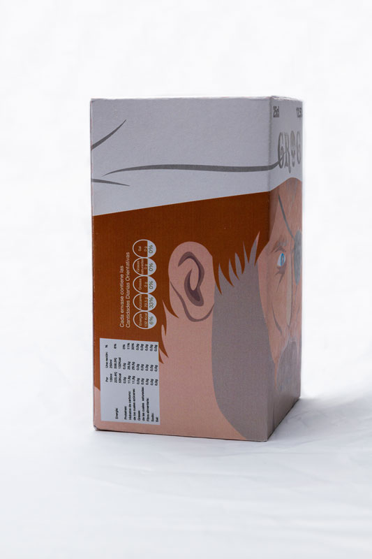 Diseño de packaging Grog (vista lateral) - Bizarro Grafico